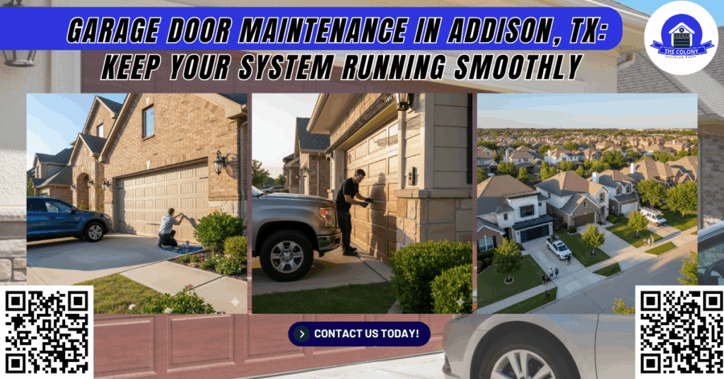 Garage Door Maintenance in Addison, TX: Keep Your System Running Smoothly - The Colony Overhead Doors