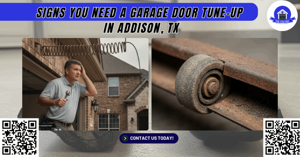 Signs You Need a Garage Door Tune-Up in Addison, TX - The Colony Overhead Doors