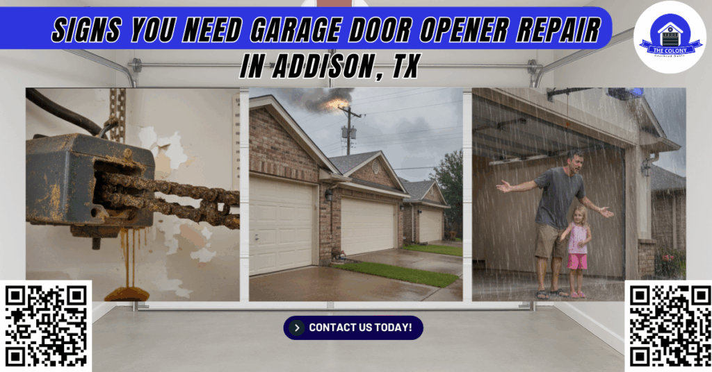 Signs You Need Garage Door Opener Repair in Addison, TX - The Colony Overhead Doors