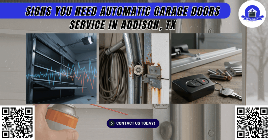 Signs You Need Automatic Garage Doors Service in Addison, TX - The Colony Overhead Doors